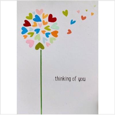 Card Fair Trade Thinking of You Dandelions