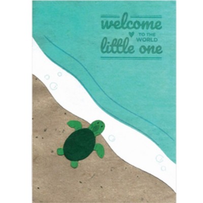 Card Fair Trade Congratulations Baby Turtle
