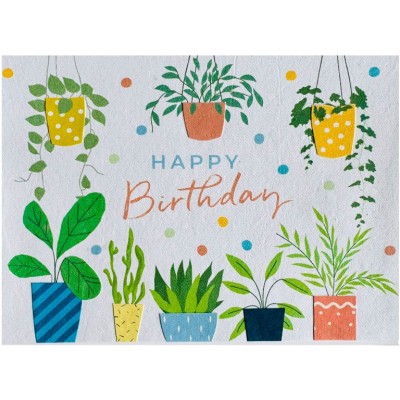 Card Fair Trade Birthday Plants