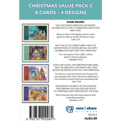 Christmas Card Value Pack C