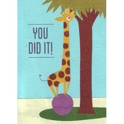 Card Fair Trade You Did It