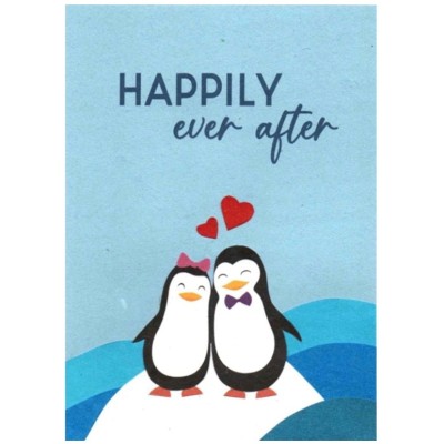 Card Fair Trade Wedding Happily Ever After