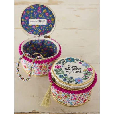 Jewellery Rounds Cream I Love Friend