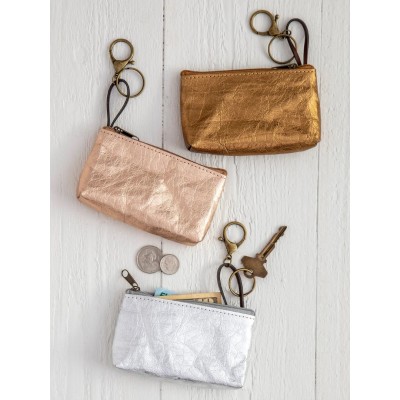 Penny Paper Mini Pouch Silver