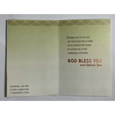 Card - Birthday Pastor
