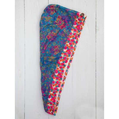 Hair Towel Wrap Bright Floral