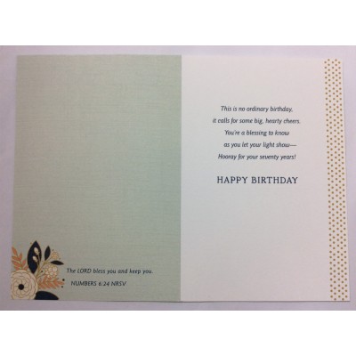 Card Birthday 70 For Anyone