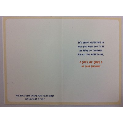 Card Relative Birthday One I Love MASC