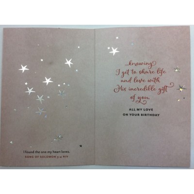 Card Relative Birthday One I Love SPOUSE