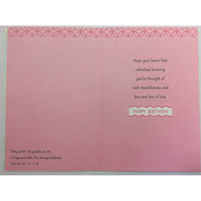 Card Relative Birthday Sister in law