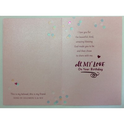 Card Relative Birthday Wife