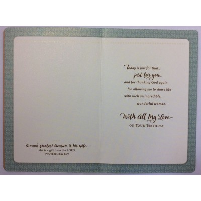 Card Relative Birthday Wife
