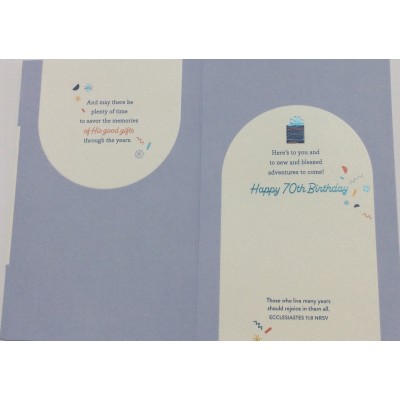 Card Birthday Adult 70th