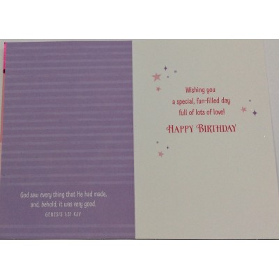 Card Birthday Child Girl