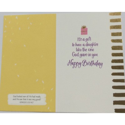Card Relative Birthday Daughter Adult