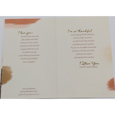 Card Relative Birthday One I Love Spouse