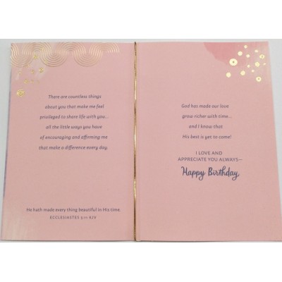 Card Relative Birthday Wife