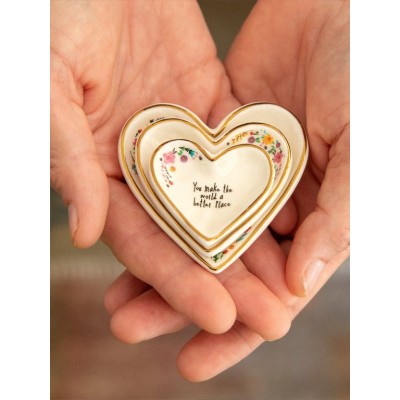 Nesting Heart Trinket Dishes You Make