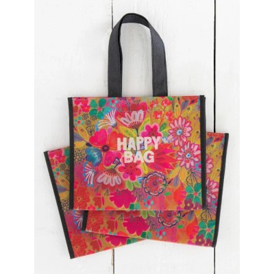 Happy Bag Medium Olive Floral