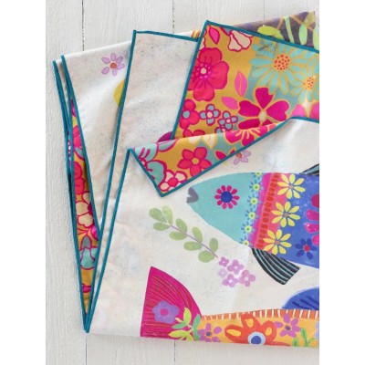 Beach Towel Cream Fish