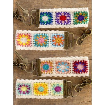 Key Fob Crochet Cream