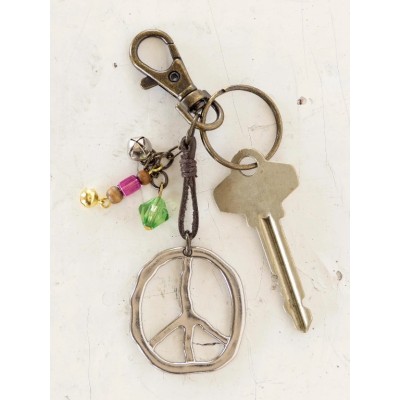 Icon Keychain & Bag Charm Peace Sign