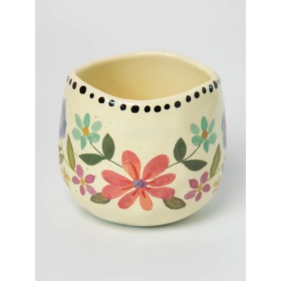 Planter Give Happy Floral