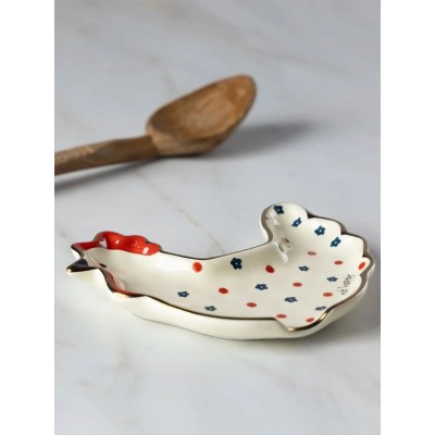 Spoon Rest Eat Happy Chicken
