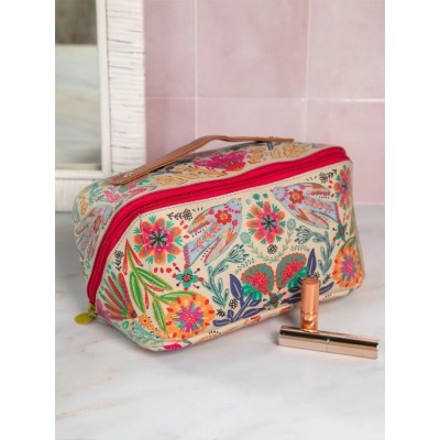 Travel Cosmetic Organizer Cream Folk