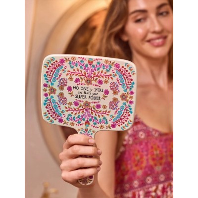 Wooden Hand Mirror No One Is You