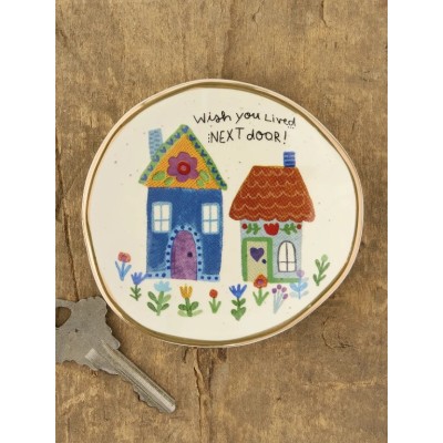 Artsy Trinket Dish I Wish You Lived