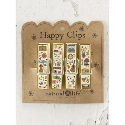 Happy Clips S/4  Enjoy The Little