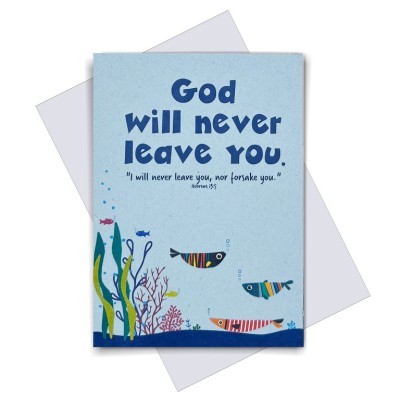 Card Fair Trade I Will Never Leave You